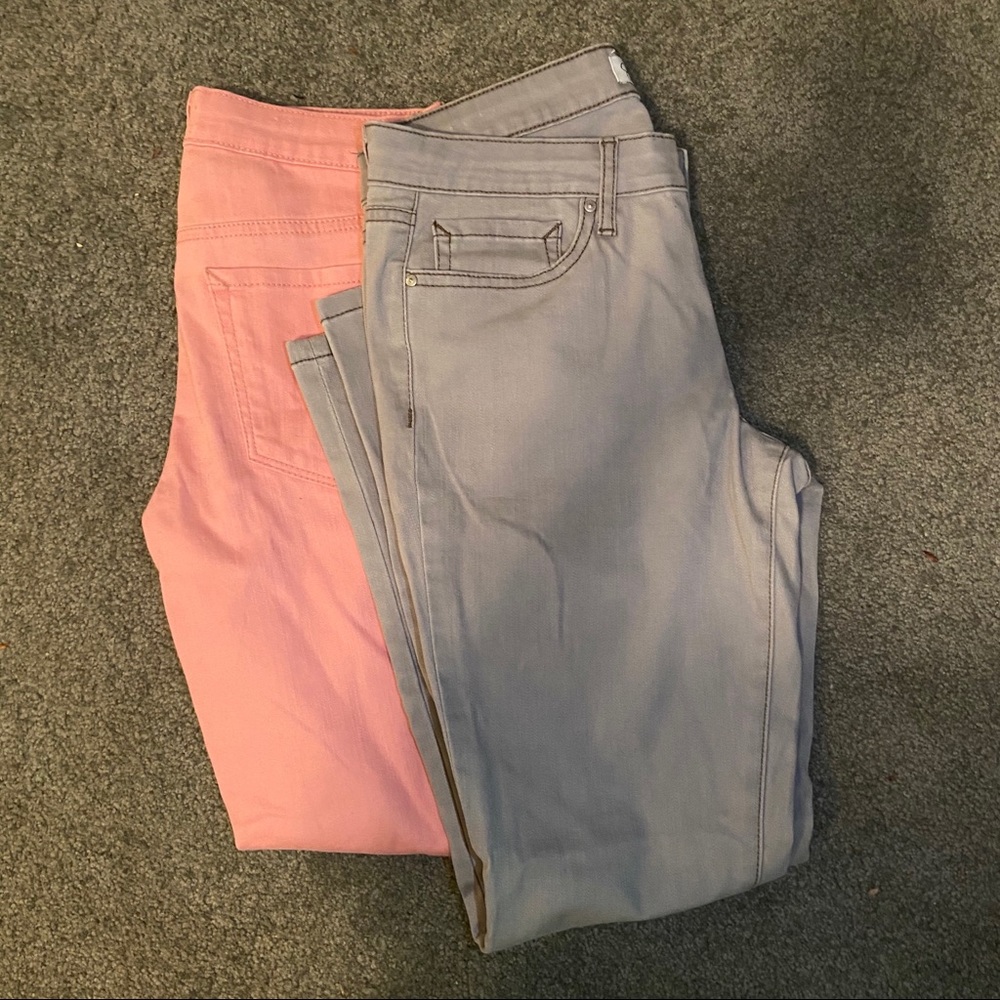 🌺2/$25 Jessica Simpson Jeans Pink And Green